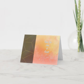 Innovative Horizontal Abstrait Merci Cartes