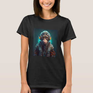 Innovative primate Sci Fi enthused Next Generatio T-Shirt