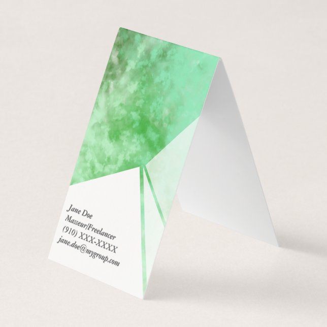 Innovative Vertical Abstract Business Cards  (Front)
