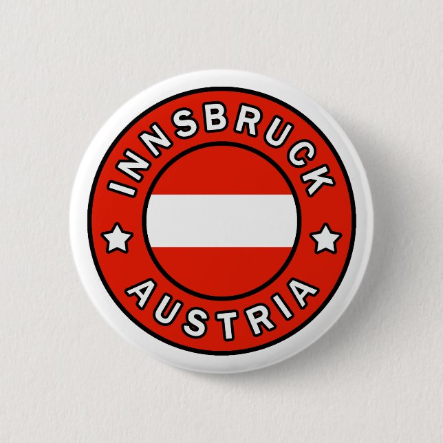 Innsbruck Austria 2 Inch Round Button (Front)