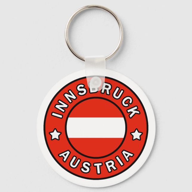 Innsbruck Austria Keychain (Front)
