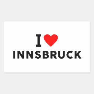 Innsbruck Austria love city heart like travel Sticker