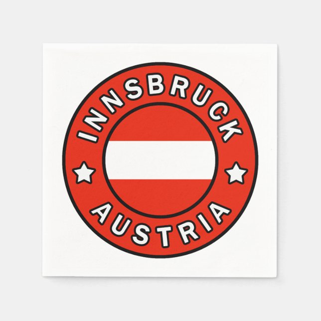 Innsbruck Austria Napkin (Front)