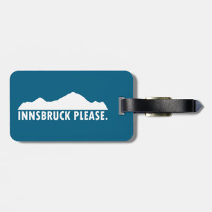 Innsbruck Austria Please Luggage Tag