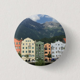 Innsbruck Austria’s city in Tyrol  1 Inch Round Button