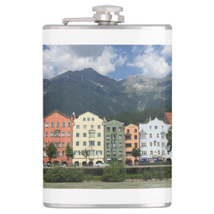 Innsbruck Austria’s city in Tyrol Hip Flask