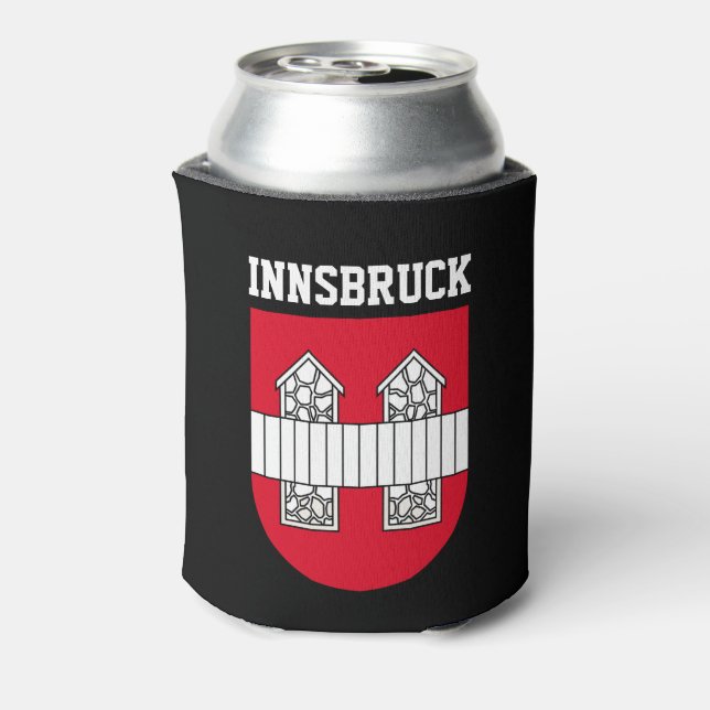 Innsbruck coat of arms - AUSTRIA Can Cooler (Can Back)