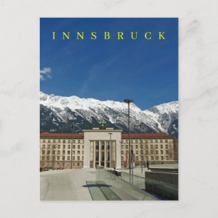 Innsbruck Liberation Monument view postcard