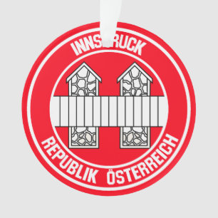 Innsbruck Round Emblem Ornament