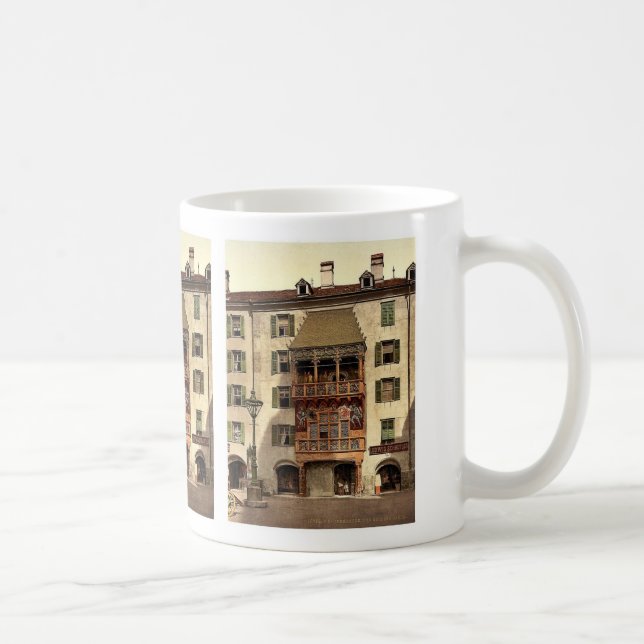 Innsbruck, the Golden Porch, Tyrol, Austro-Hungary Coffee Mug (Right)
