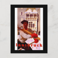 "Innsbruck" Vintage Travel Poster