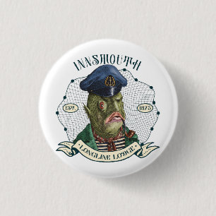 Innsmouth Longline Lodge — The Captain 1 Inch Round Button