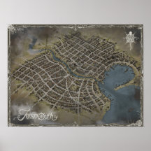 Innsmouth map, Lovecraft world