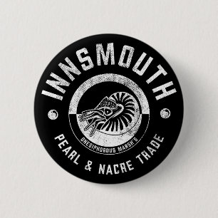 Innsmouth Marsh's Pearl Trade Lovecraft 2 Inch Round Button
