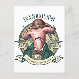 Innsmouth Nautical Parlour Hammerhead Gentleman Holiday Postcard
