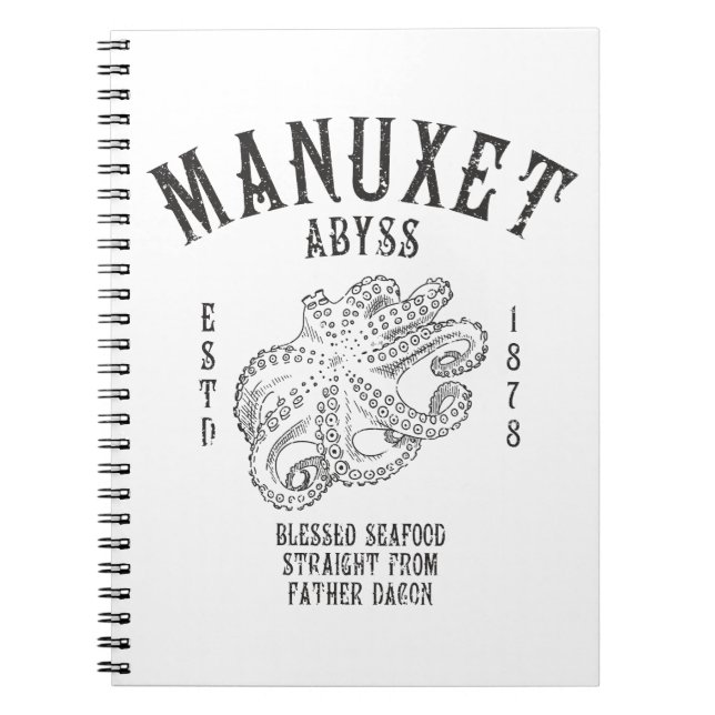 Innsmouth Seafood Deep-sea Squid Octopus Notebook (Front)