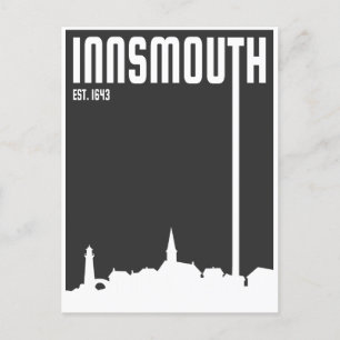 Innsmouth Silhouette – The Shadow Over the Shore Holiday Postcard