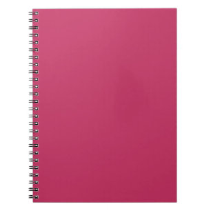 Innuendo Dark Pink, Solid Colour Rose Pink Notebook