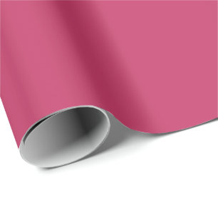Innuendo Dark Pink, Solid Colour Rose Pink Wrapping Paper