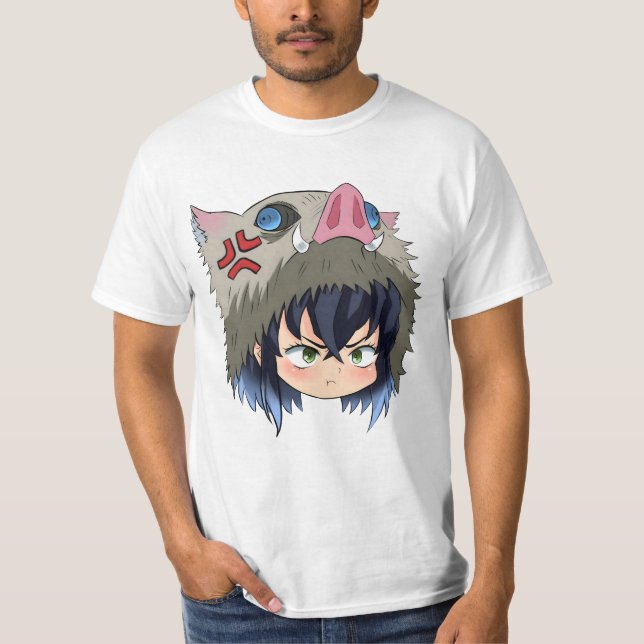 " INOSUKE HASHIBIRA face" T-Shirt (Front)