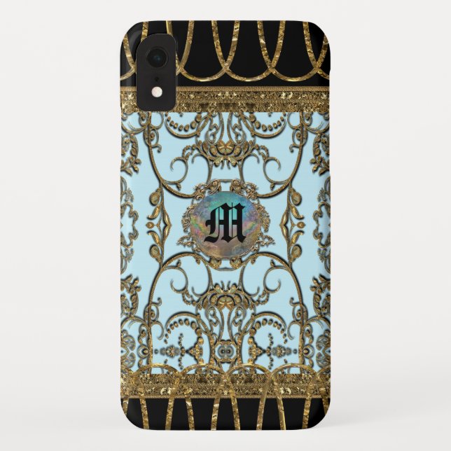 Inoubliable Delight Elegant Monogram Case-Mate iPhone Case (Back)
