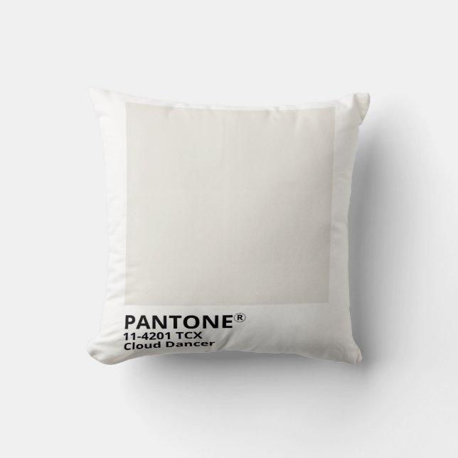 Inpiration pantone 2026 throw pillow (Front)