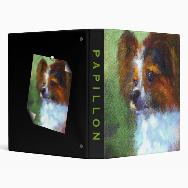 Inquisitive Papillon Art Binder Album (Background)