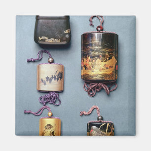 Inro and tobacco pouch magnet