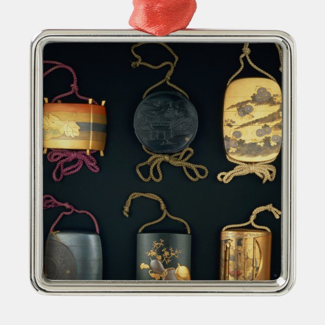 Inro Cases, 19th century Metal Ornament (Front)