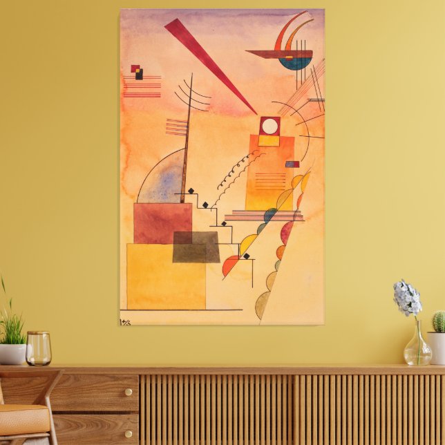  Ins violett Canvas Print (Insitu(LivingRoom))