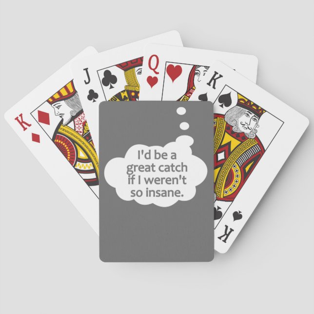 Insane custom colour playing cards (Back)