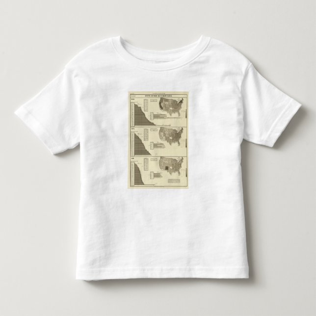 Insane, Idiotic, Blind statistical map Toddler T-shirt (Front)