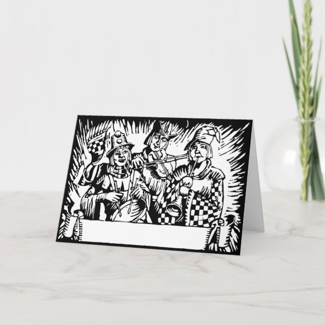 Insane Xmas Buskers Card (Front)