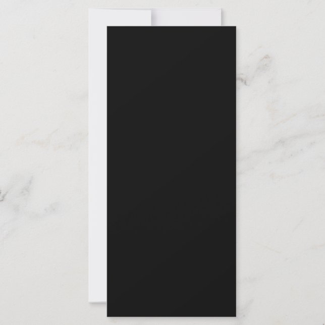 Insanely Black CUSTOMIZABLE Wedding Invitations (Front)