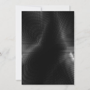 Insanely Black Shimmer Pattern Wedding Invitation