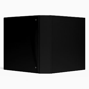 Insanely Black (The Darkest Black) CUSTOMIZABLE Binder
