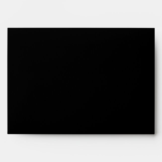 Insanely Black (The Darkest Black) CUSTOMIZABLE Envelope (Front)