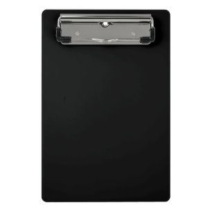 Insanely Black (The Darkest Black) CUSTOMIZABLE Mini Clipboard