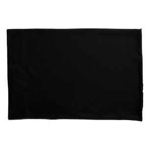 Insanely Black (The Darkest Black) CUSTOMIZABLE Pillowcase