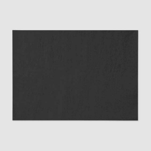 Insanely Black (The Darkest Black) CUSTOMIZABLE Tissue Paper (Front)