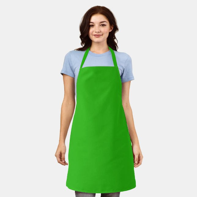 Insanely Green (The Greenest Green) CUSTOM Apron (Worn)