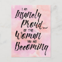insanely proud of you postcard