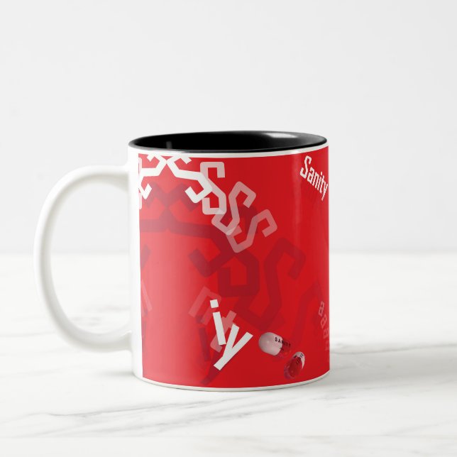 Insanity Two-Tone Coffee Mug (Left)