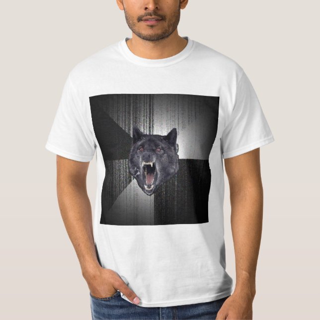 Insanity Wold Advice Animal Meme T-Shirt (Front)