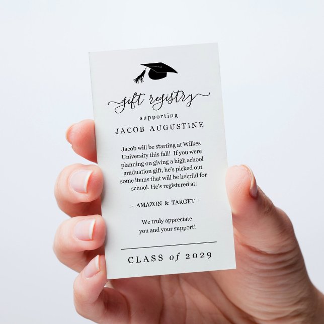 Inscription de la carte cadeau de diplôme (Créateur téléchargé)