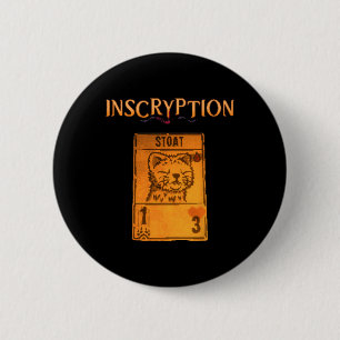 Inscryption Psychological Stoad Card Game Hallowee 2 Inch Round Button