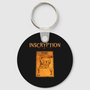 Inscryption Psychological Stoad Card Game Hallowee Keychain
