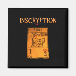 Inscryption Psychological Stoad Card Game Hallowee Magnet