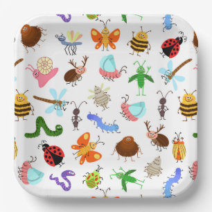 Insect Bug Paper Plate