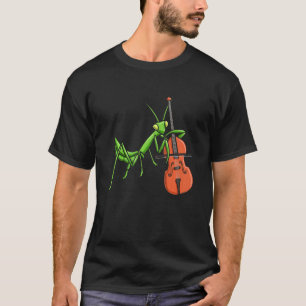 Insect Collecting Bug Catching Entomologist Violin T-Shirt